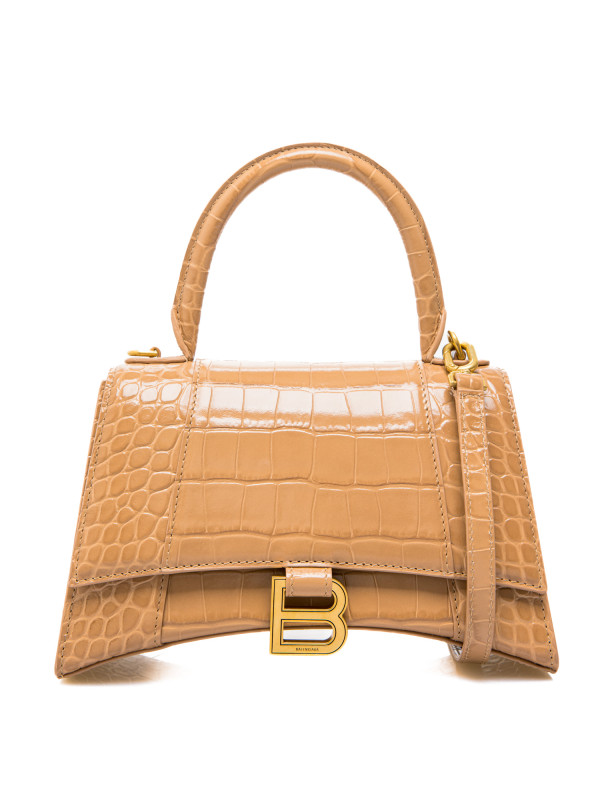 Balenciaga Hourglass Handbag Nude Derodeloper