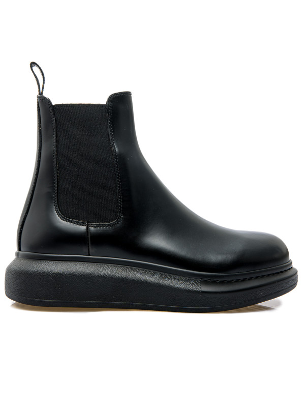 black long boots leather