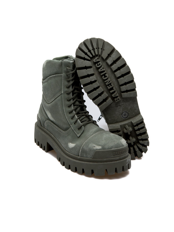 Balenciaga worneffect Combat Boots  Farfetch