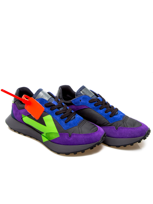 off white sneaker purple