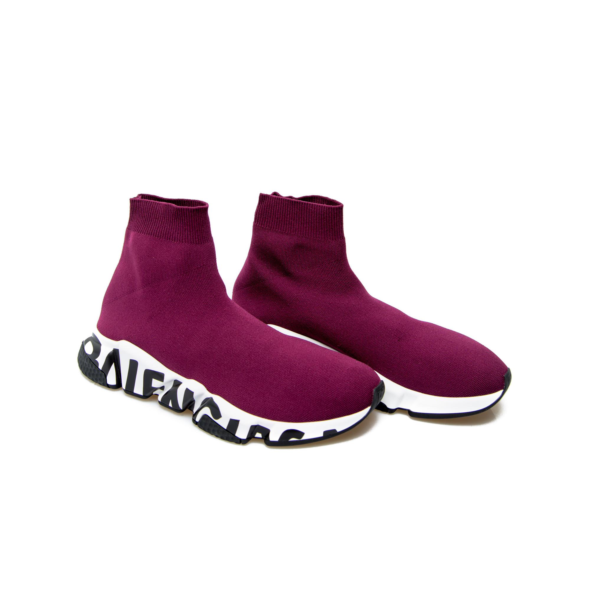 buy \u003e purple balenciaga speed trainer 