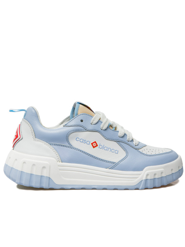 Casablanca pastel court sneaker blauw