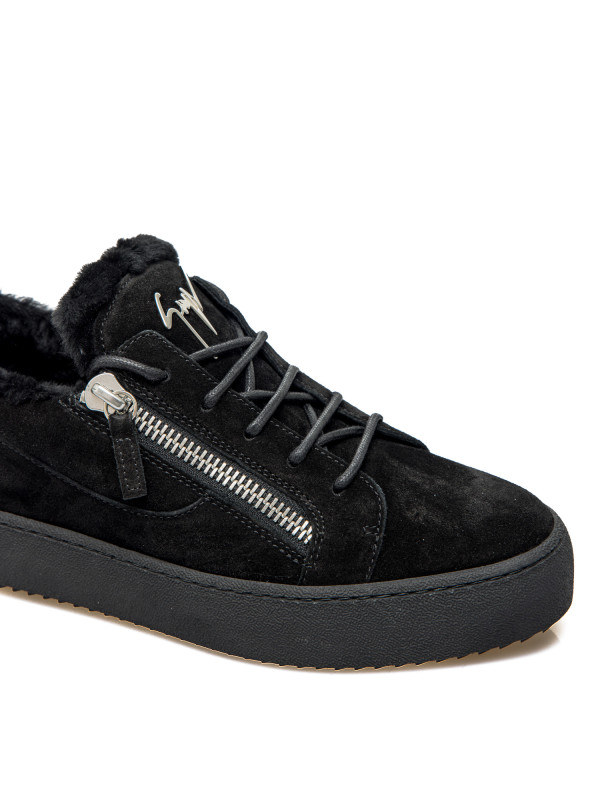 Giuseppe Zanotti scarpa velour zwart