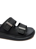 Alexander Mcqueen hybrid slide zwart