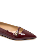 Casadei new ballerina cleo bordeaux