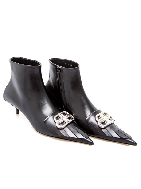 balenciaga fringe knife booties