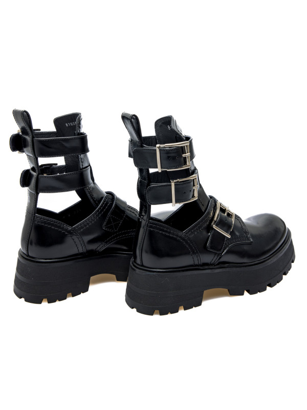 black rave boots