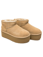 UGG classic ultra mini platform beige UGG  classic ultra mini platform beige - www.derodeloper.com - Derodeloper.com