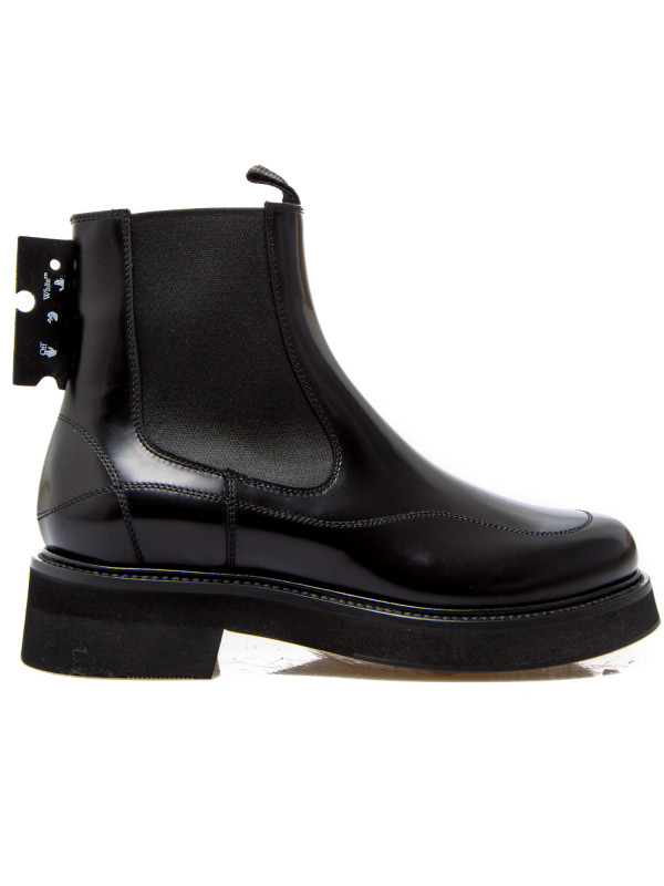 off white chelsea boots