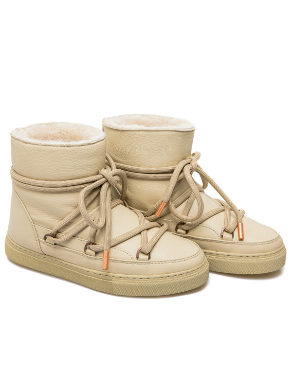 INUIKII full leather sneaker beige