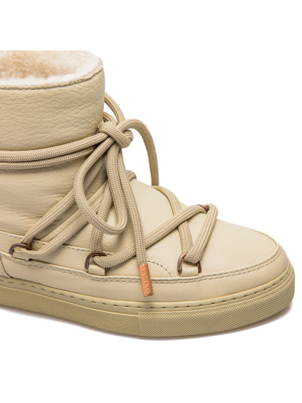 INUIKII full leather sneaker beige