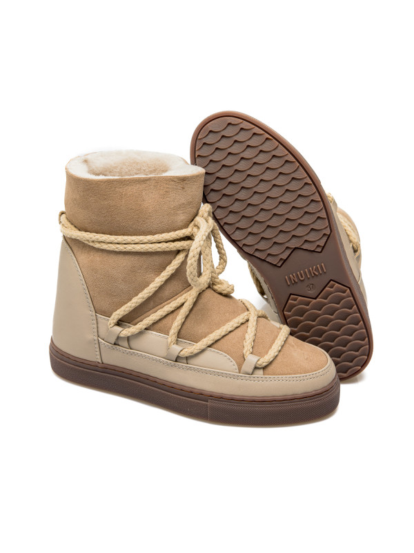 INUIKII classic wedge sneaker beige INUIKII  classic wedge sneaker beige - www.derodeloper.com - Derodeloper.com