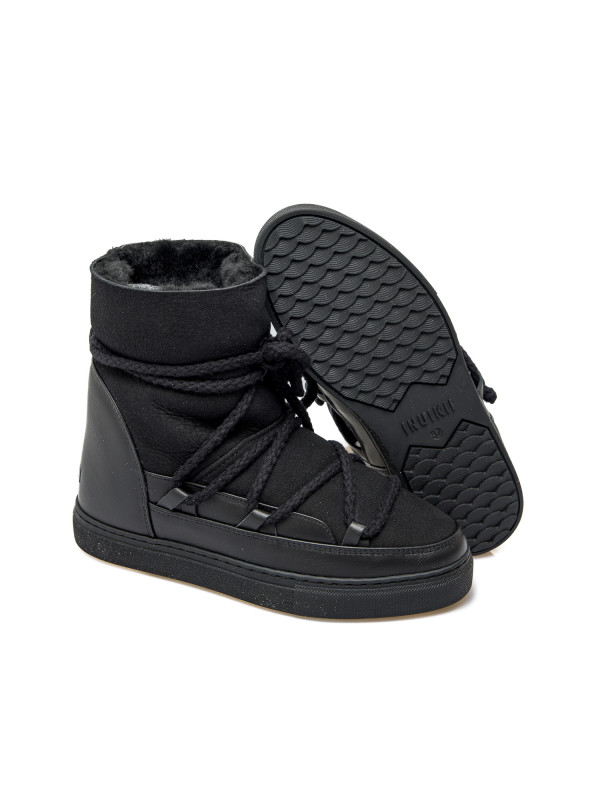 INUIKII classic wedge sneaker zwart