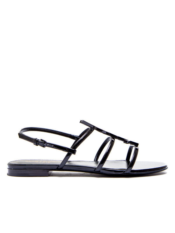 Saint Laurent Sandals Cassandra 05 Ysl Black | Derodeloper.com