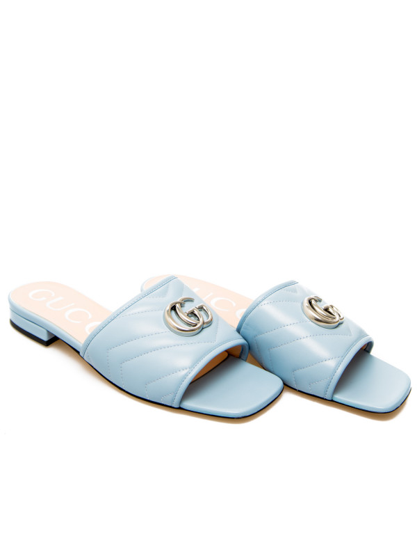 blue gucci sandals