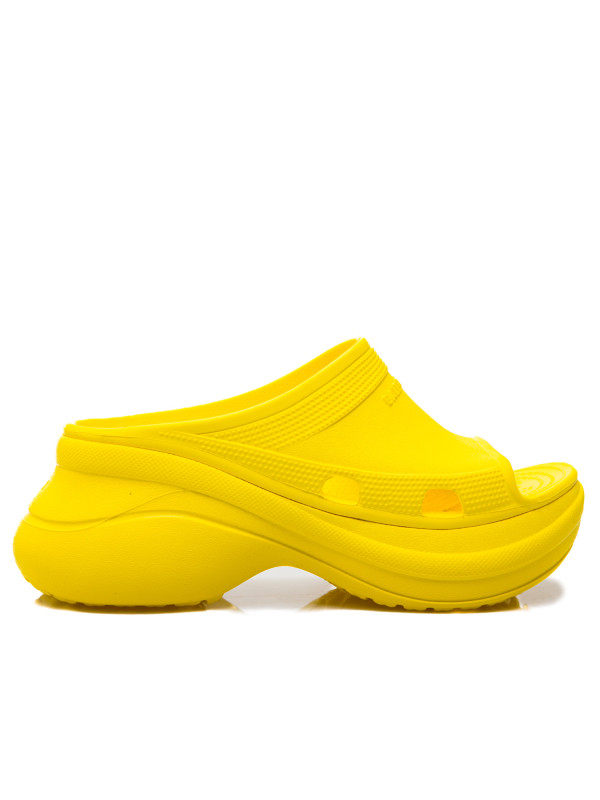 yellow balenciaga sandals