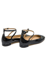 Stuart Weitzman eden strap flat zwart