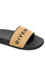 Givenchy slide flat sandal zwart