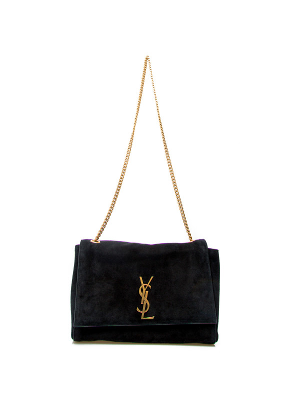 white and black ysl bag