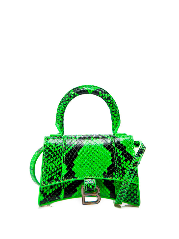 balenciaga neon green purse