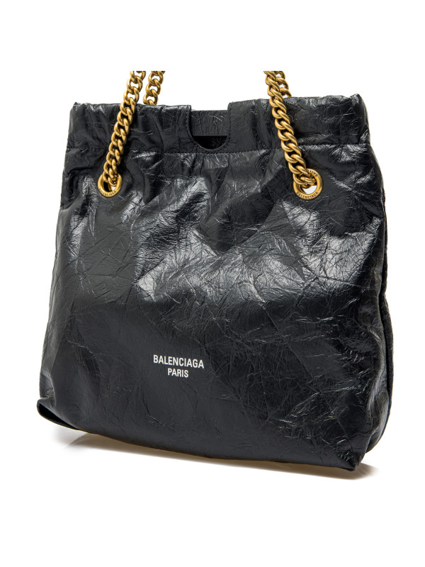 Balenciaga crush tote s zwart