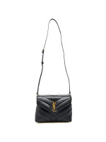 Saint Laurent ysl m.bag mono zwart