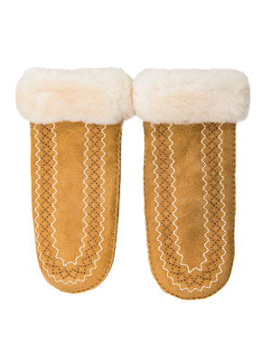 UGG  UGG  w atherson embr mitten brown