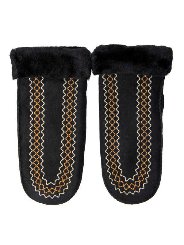 UGG  w atherson embr mitten black UGG   w atherson embr mitten black - www.derodeloper.com - Derodeloper.com