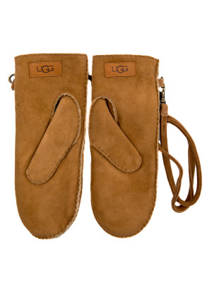 UGG  UGG  exposed sheepskin mitten brown