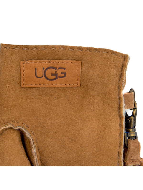 UGG  exposed sheepskin mitten bruin