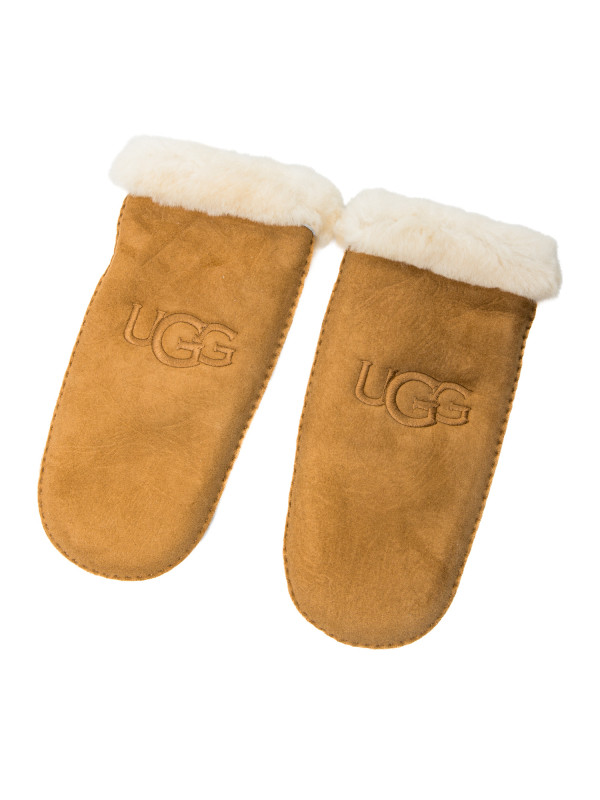 UGG  sheepskin embr mitten brown UGG   sheepskin embr mitten brown - www.derodeloper.com - Derodeloper.com