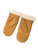 UGG  sheepskin embr mitten bruin