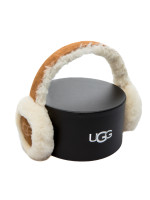 UGG  sheepskin embroid earmuff brown UGG   sheepskin embroid earmuff brown - www.derodeloper.com - Derodeloper.com