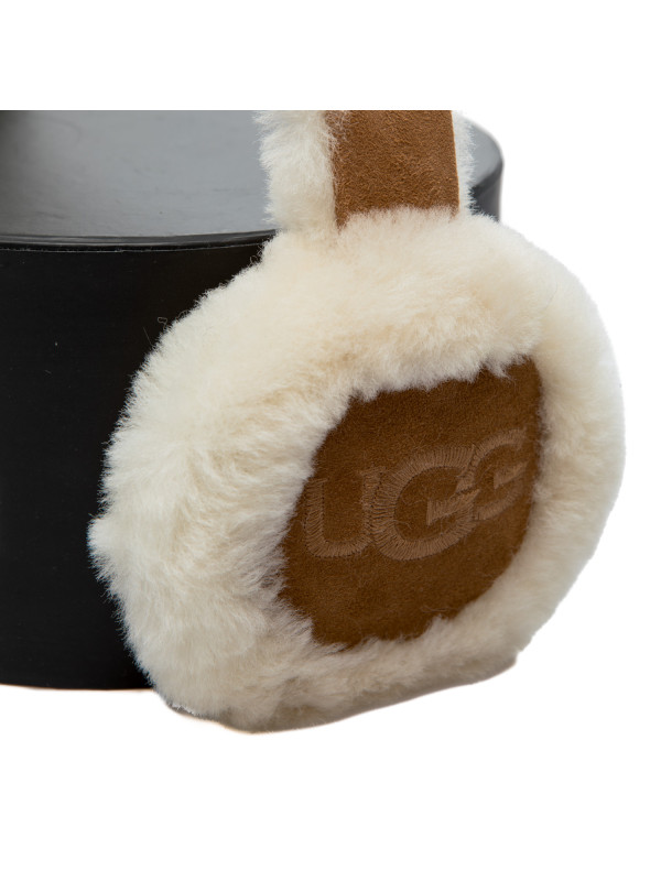 UGG  sheepskin embroid earmuff brown UGG   sheepskin embroid earmuff brown - www.derodeloper.com - Derodeloper.com