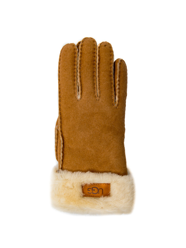 UGG  turn cuff glove brown UGG   turn cuff glove brown - www.derodeloper.com - Derodeloper.com