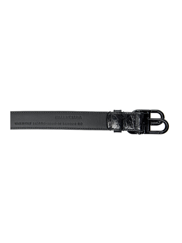 Balenciaga bb thin belt 25 black Balenciaga  bb thin belt 25 black - www.derodeloper.com - Derodeloper.com