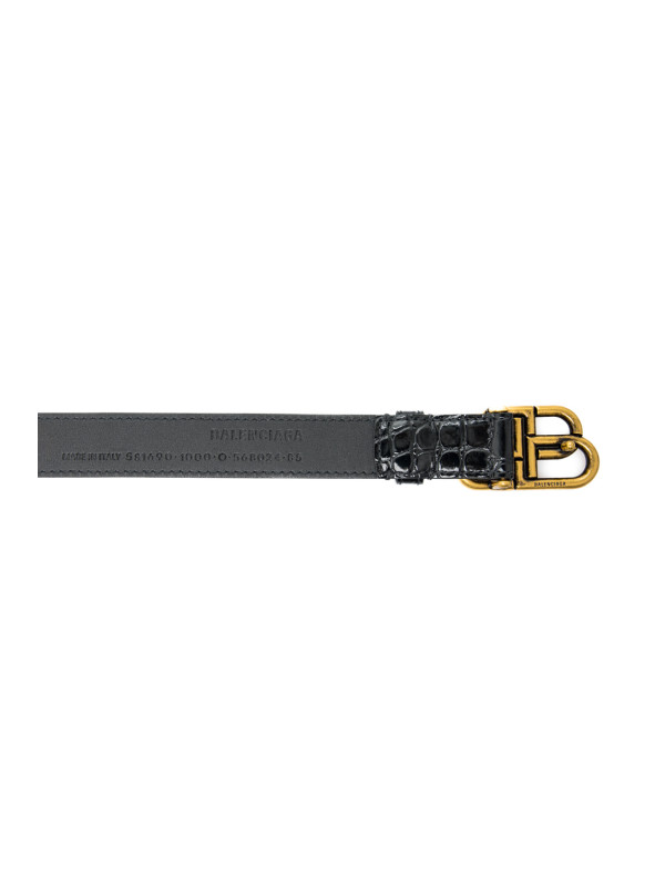 Balenciaga bb thin belt 25 black Balenciaga  bb thin belt 25 black - www.derodeloper.com - Derodeloper.com