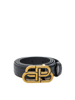 Balenciaga bb thin belt 25 black Balenciaga  bb thin belt 25 black - www.derodeloper.com - Derodeloper.com