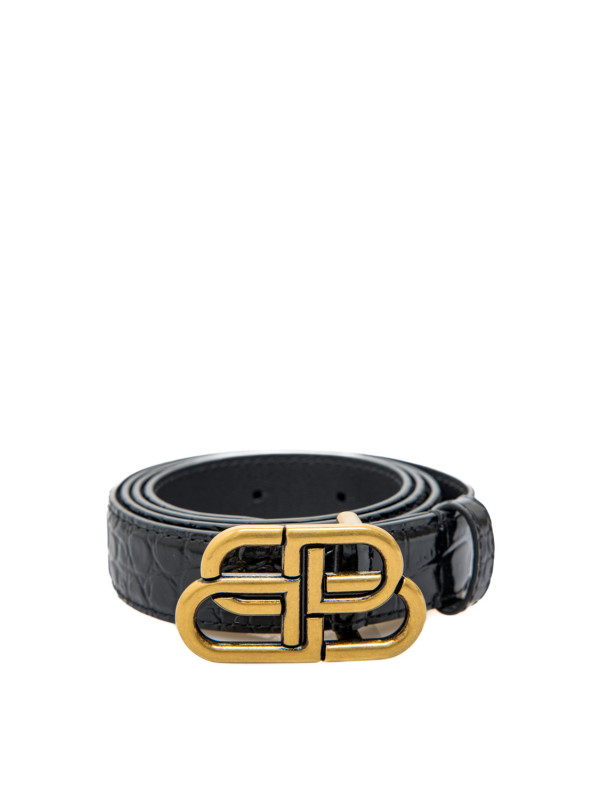 Balenciaga bb thin belt 25 black Balenciaga  bb thin belt 25 black - www.derodeloper.com - Derodeloper.com