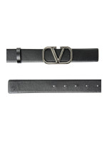 Valentino Garavani buckle belt grijs