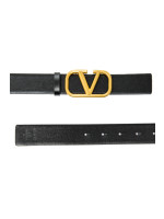 Valentino Garavani buckle belt bruin