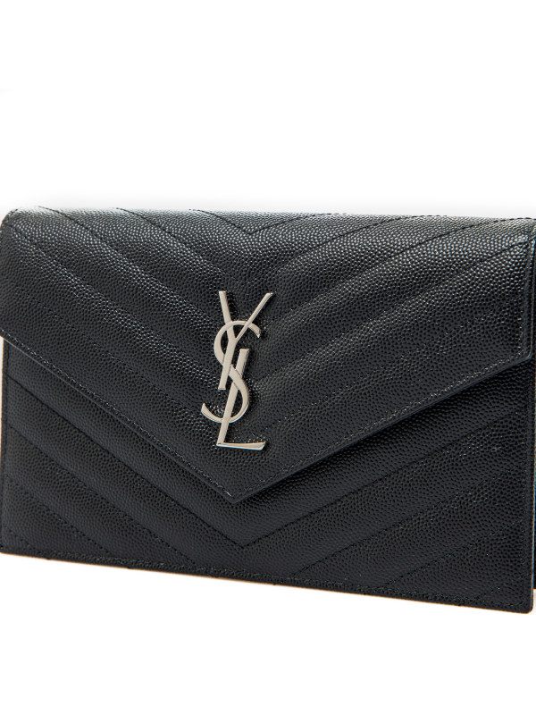 Saint Laurent ysl c. wallet (189y) mono black Saint Laurent  ysl c. wallet (189y) mono black - www.derodeloper.com - Derodeloper.com