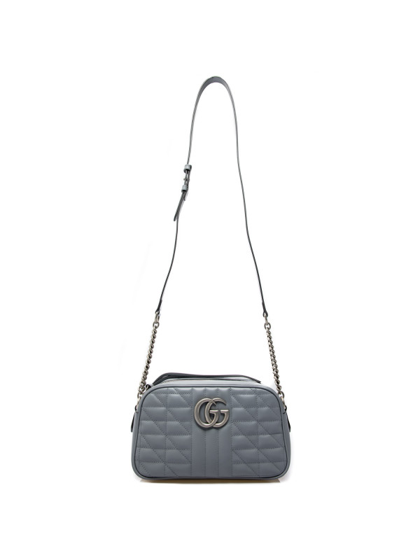 black and silver gucci purse