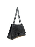 Balenciaga crush chain bag m zwart