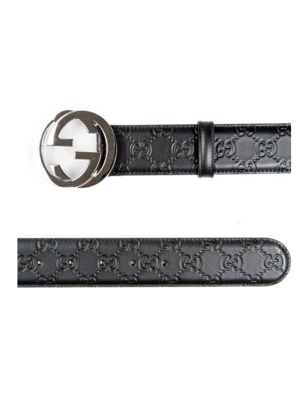 gucci sign belt