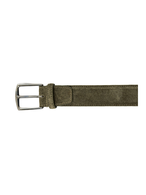 Aurélien suede leather belt groen