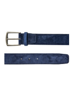 Aurélien suede leather belt blauw