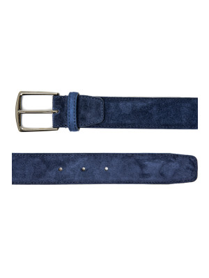 Aurélien Aurélien suede leather belt blue