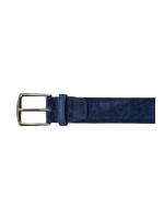 Aurélien suede leather belt blauw