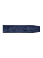 Aurélien suede leather belt blauw